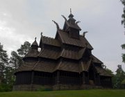 Gol Stavkirke (Norsk Folkemuseum), Oslo  (c) Henk Melenhorst : Noorwege, stavkirke, Gol